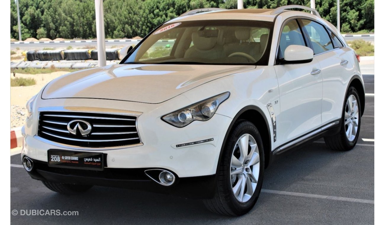 إنفينيتي QX70 إنفنيتى 2016  QX70 خليجي بحالة ممتازة بدون حوادث رقم 1 فل اوبشن نظيفه جدا من الداخل والخارج