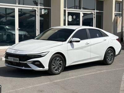 هيونداي إلانترا هيونداي النترا هايبرد 2024 خليجي صبغ وكاله بحاله ممتازه