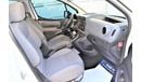 Peugeot Partner Tepee 1.6L MANUAL 2017 GCC AGENCY WARRANTY UP TO 2022 OR 100,000KM