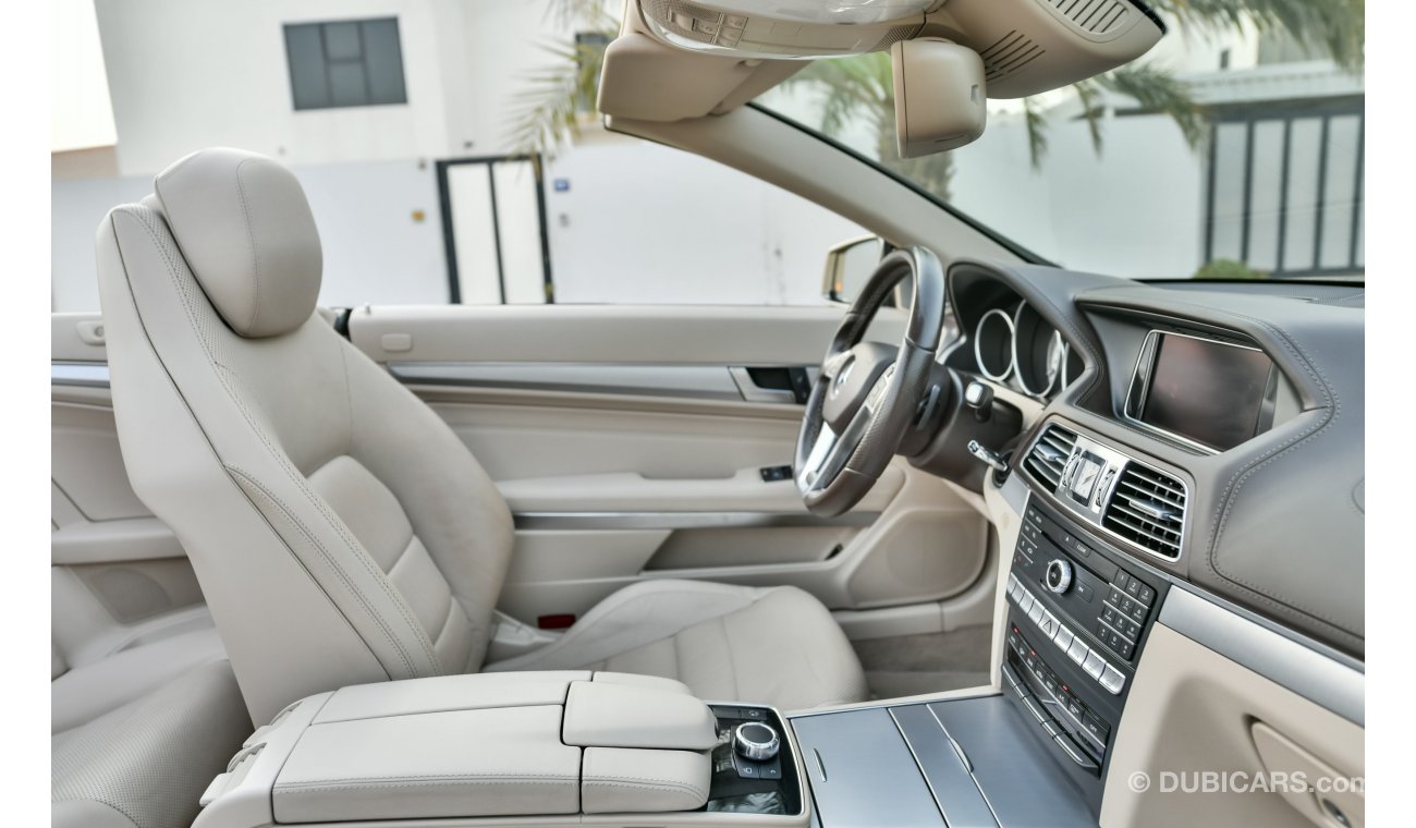 Mercedes-Benz E 400 Coupe Convertible - GCC - AED 2,624 Per Month - 0% DP