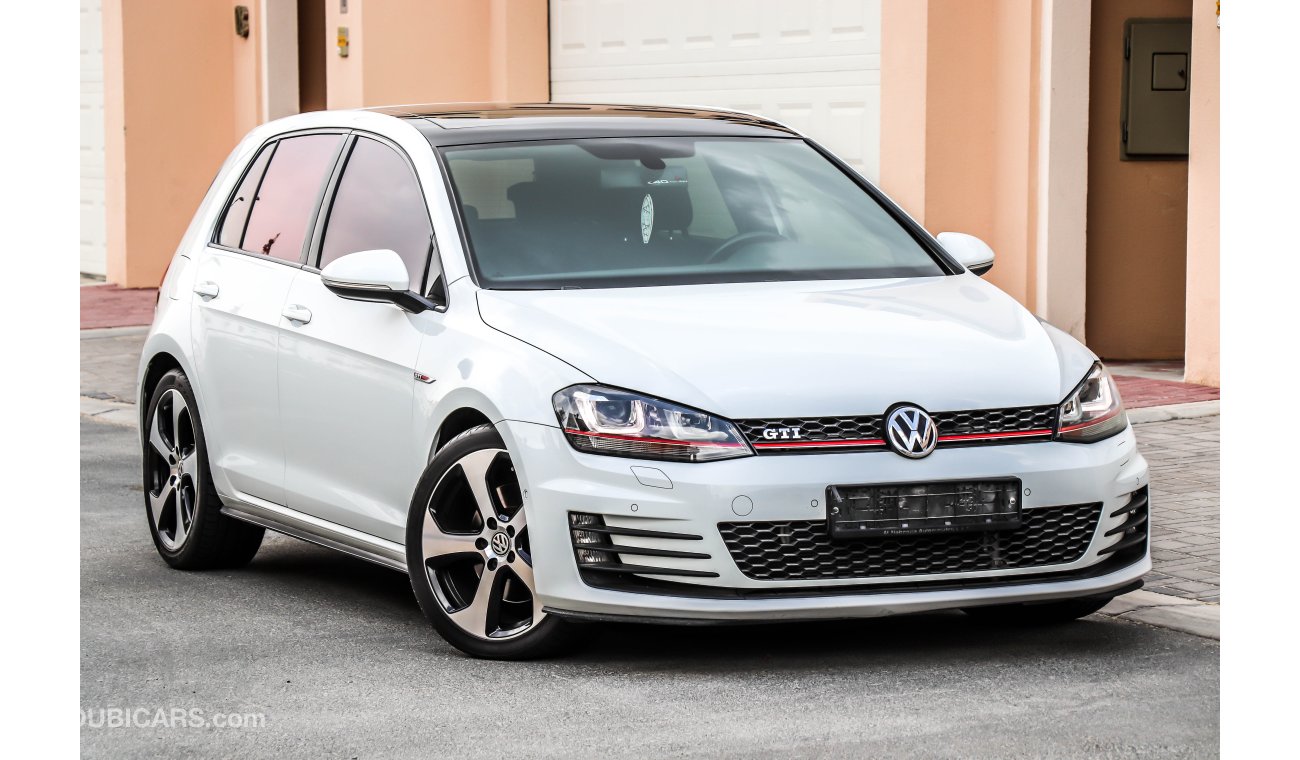 Volkswagen Golf GTI (40th Year Edition) 2015 GCC under Warranty with Zero Down-Payment.