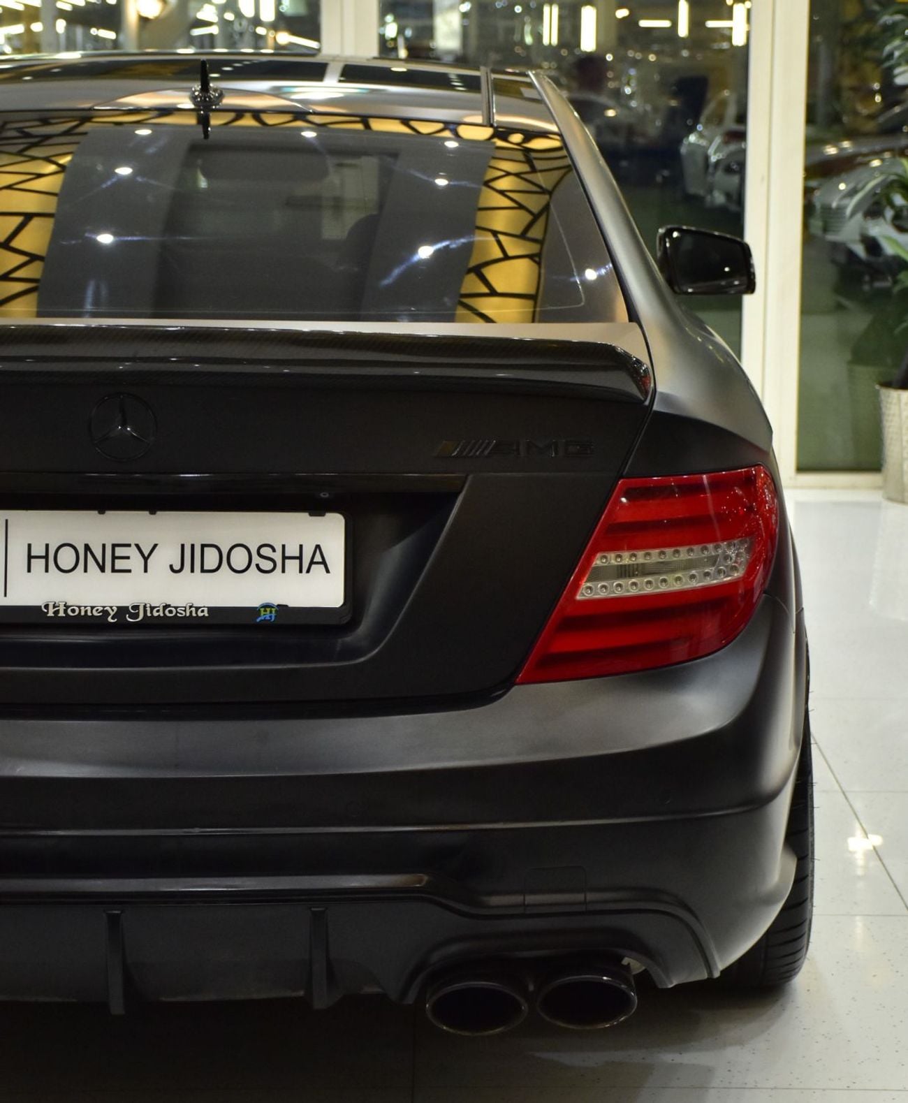 Mercedes-Benz C 63 AMG EXCELLENT DEAL for our Mercedes Benz C63 AMG ( 2013 Model ) in Black Color GCC Specs