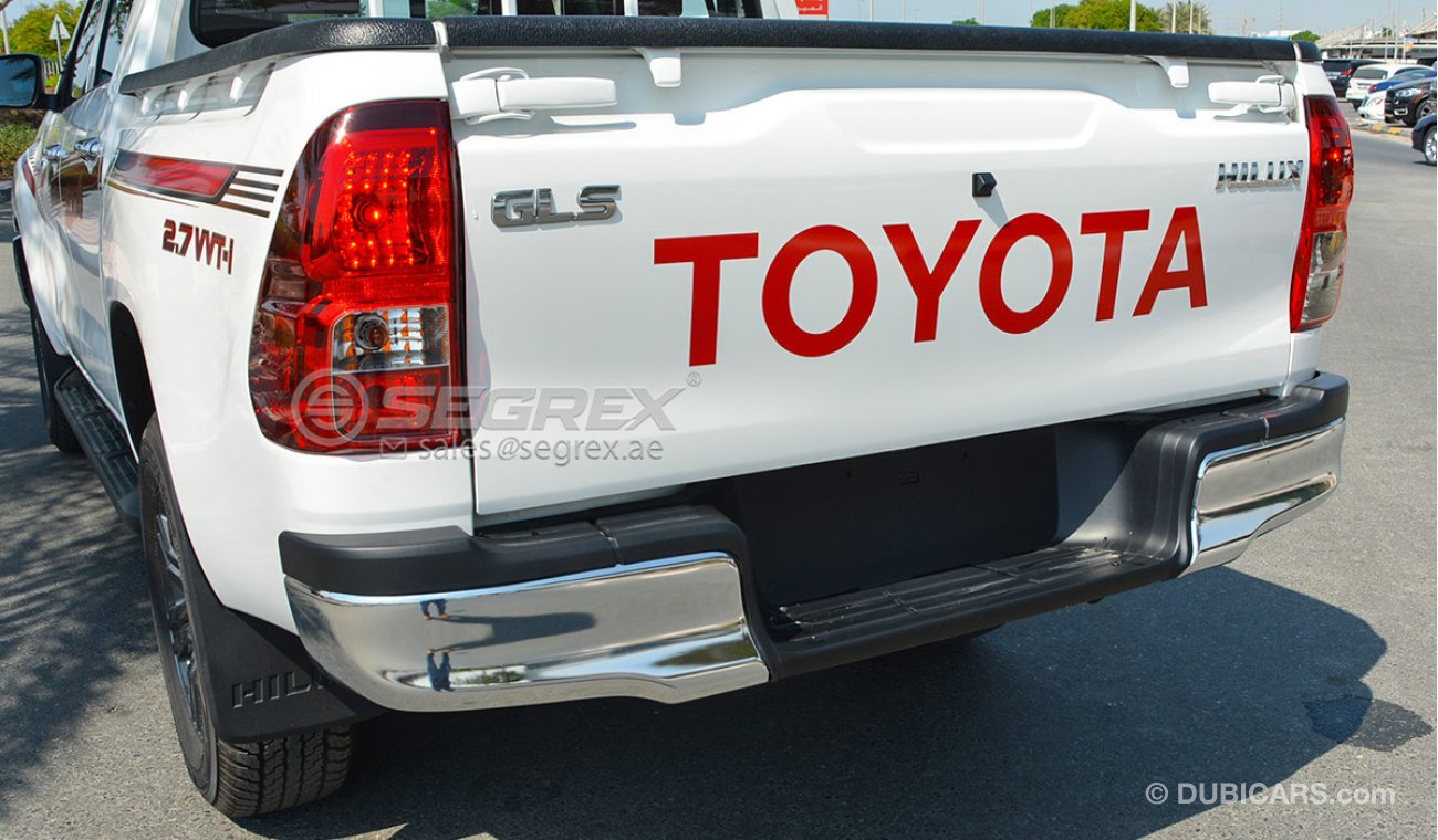 تويوتا هيلوكس Toyota Hilux DC, 2.7L Petrol GLS-G, 4WD A/T