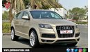 Audi Q7 SLINE SUPERCHARGED - 2014 - EXCELLENT CONDITION - BANK FINANCE AVAILABLE - WARRANTY
