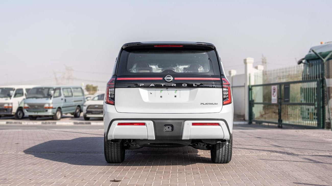 Nissan Patrol 2026 Nissan Patrol SE Platinum 3.8L AT Petrol (White-Red) Black Roof (Export Only)
