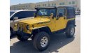 Jeep Wrangler JEEP WRANGLER 2002 YELLOW