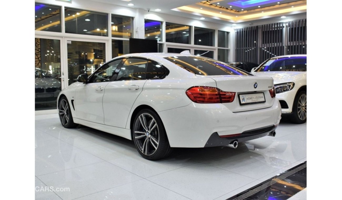 BMW 440i EXCELLENT DEAL for our BMW 440i M-Kit GranCoupe ( 2017 Model! ) in White Color! GCC Specs