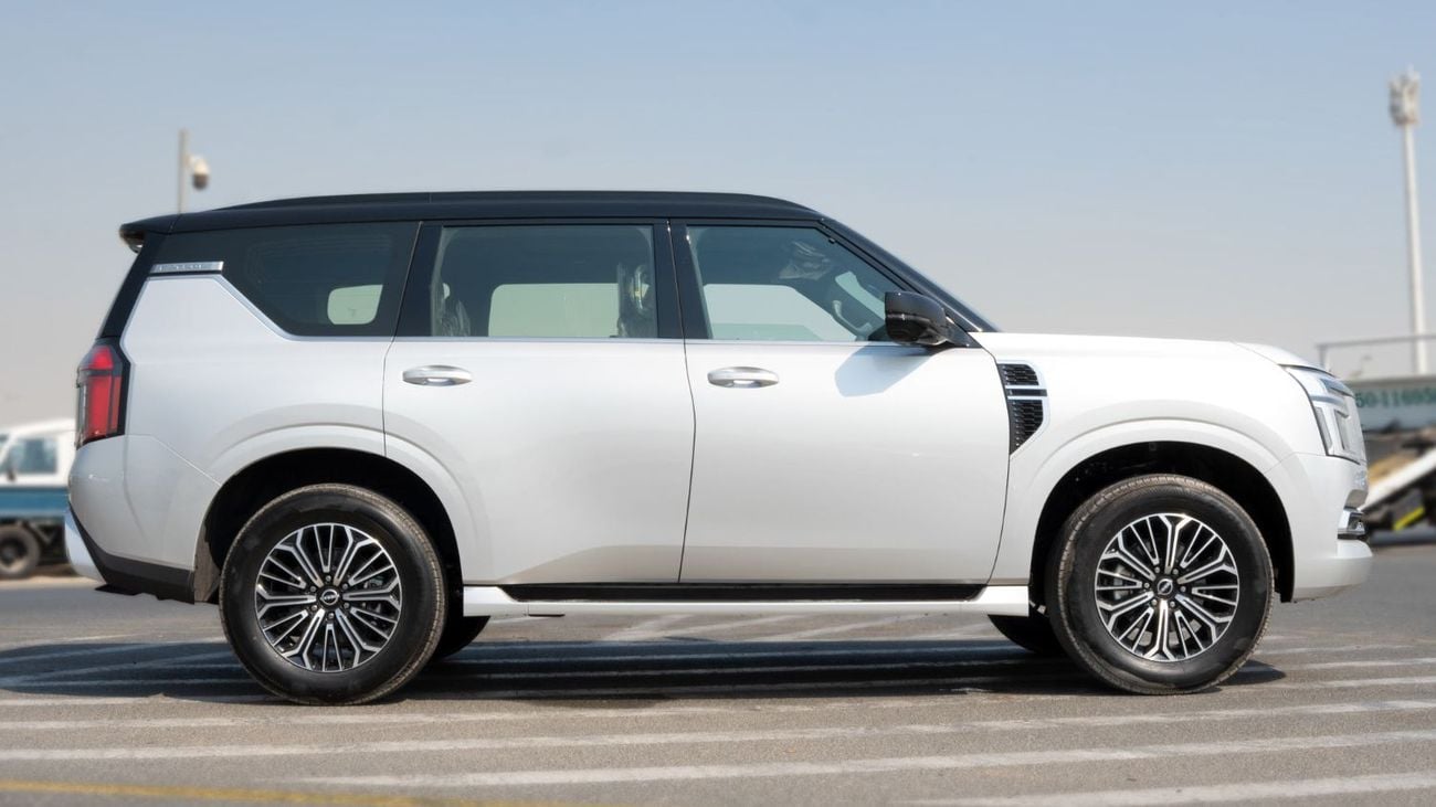 نيسان باترول 2026 Nissan Patrol SE Platinum 3.8L AT Petrol (Silver-Tan) (Black roof)