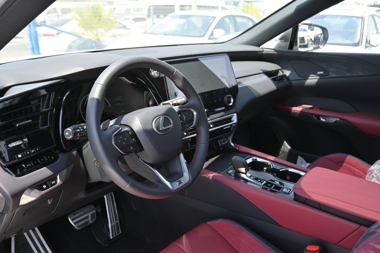 لكزس RX 500h F SPORT PERFORMANCE Lexus RX500h F-Sport 2.4L Turbo + Hybrid, AWD Model 2025 Color White