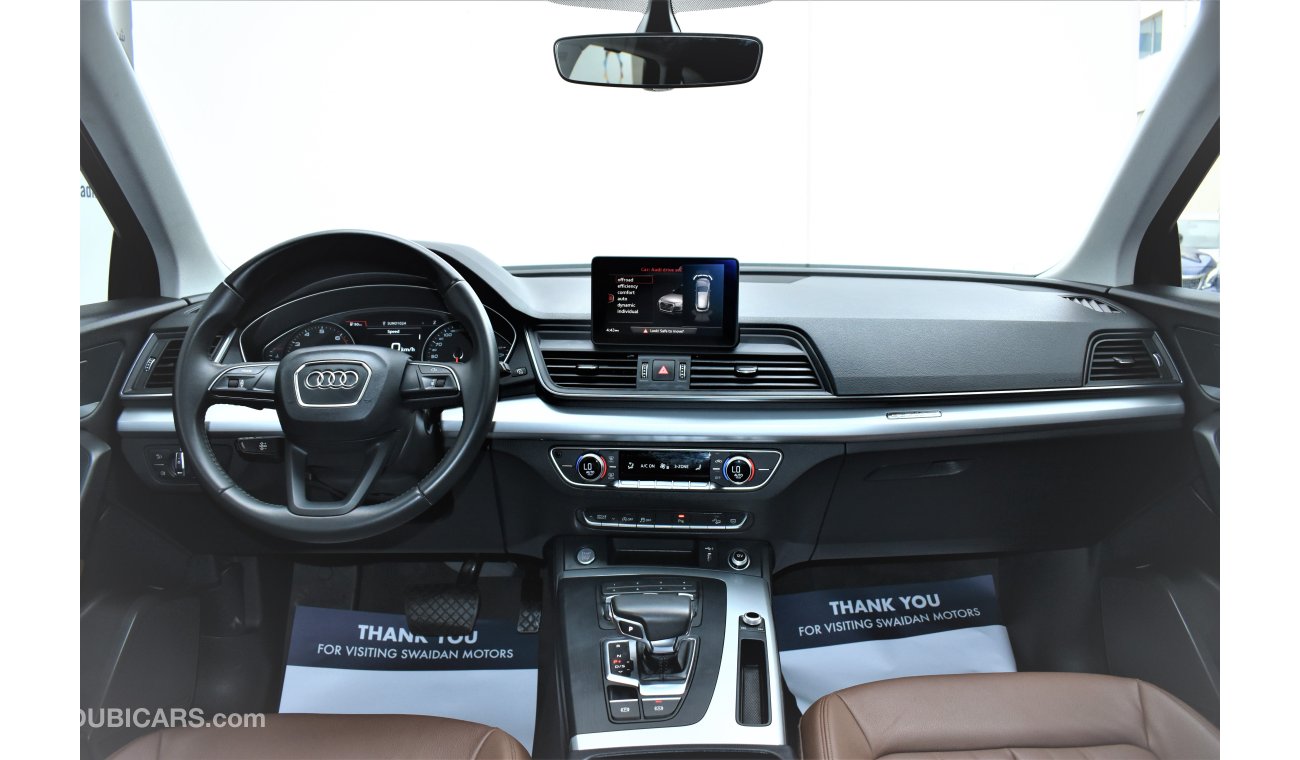 Audi Q5 2.0L 45 TFSI 2018 GCC SPECS WITH DEALER WARRANTY