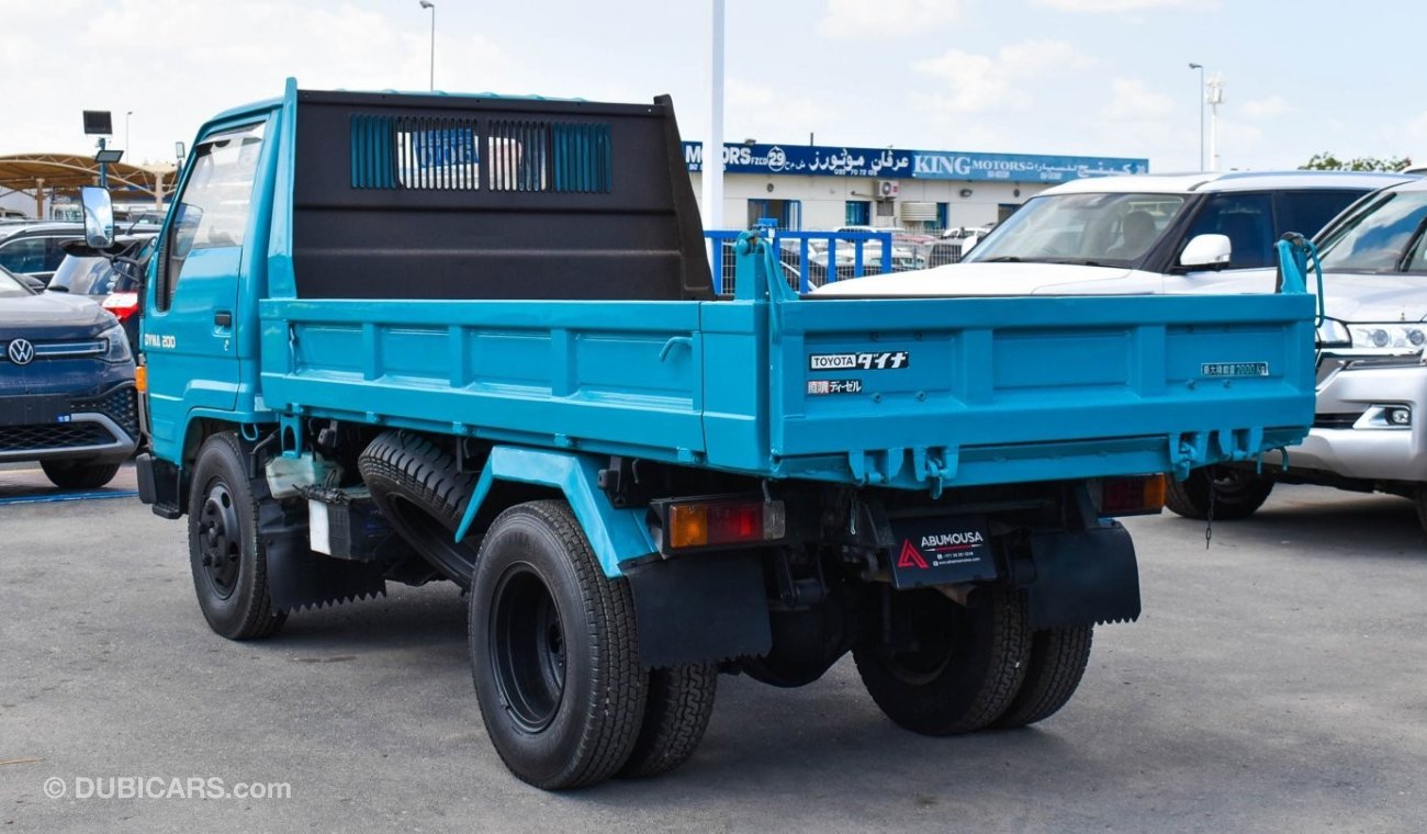 Toyota Dyna 1989, BLUE, 2DR, M/T Only Export VIN # BU67-0003808