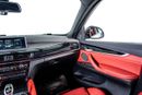 BMW X6 35i M Sport 3.0L X-Drive-MSport-GCC-Pearl White-Premium Red Leather Interior-M Sports Seats