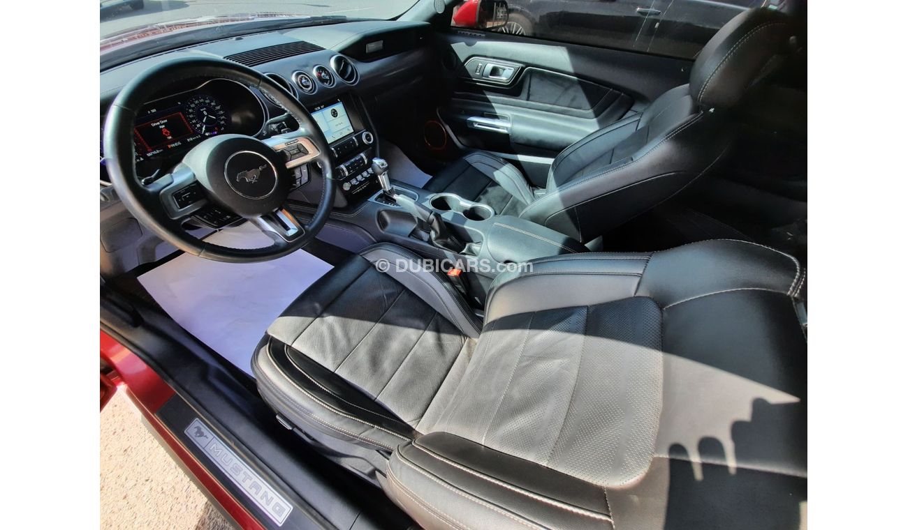 Ford Mustang EcoBoost Premium Ford mustang 2018 v4 turbo eco boost premium Full option