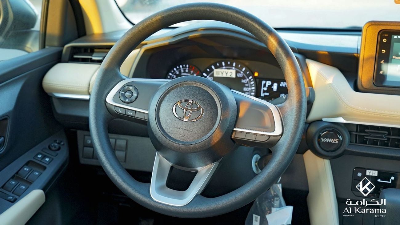 تويوتا يارس Y | 1.3 لتر - 4 أسطوانات | مواصفات خليجية | تحكم آلي بالمناخ | عجلات معدنية | كاميرا خلفية | جديد