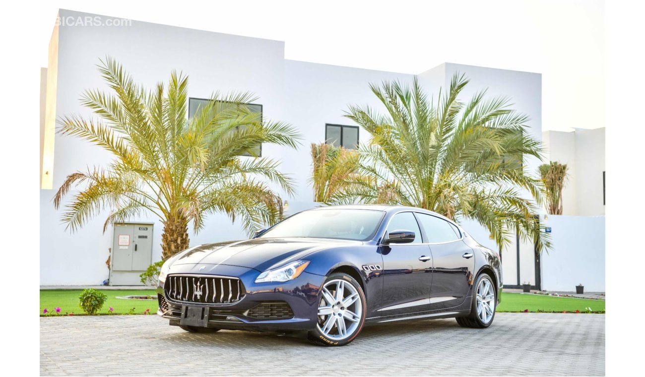 Maserati Quattroporte New Shape + Immaculate Condition! - AED 3,505 Per Month! - 0% DP