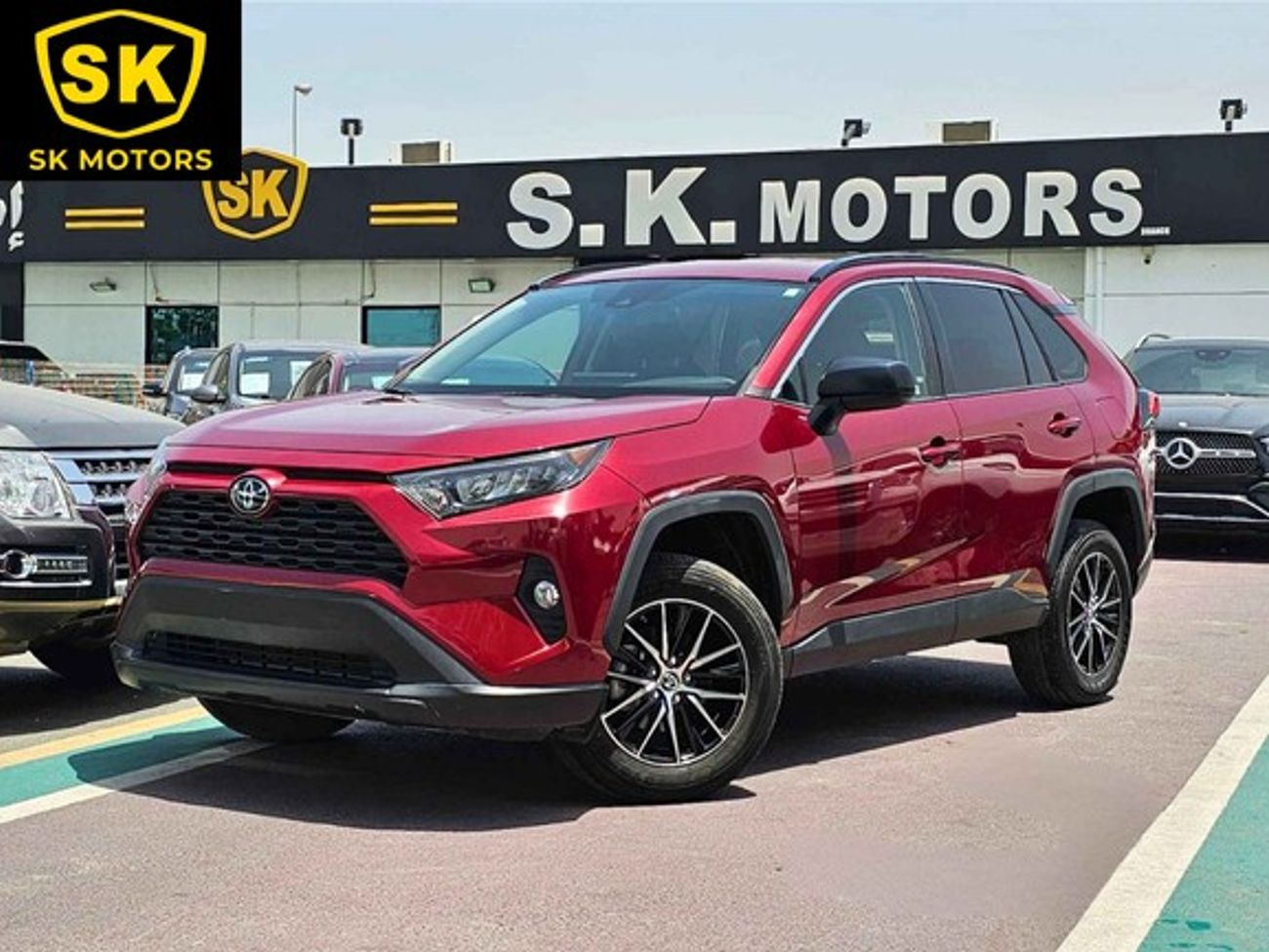 تويوتا راف ٤ LE/ LOW MILEAGE/ ORG AIRBAG/ DVD CAMERA/ RIMS/ LOT# 36355