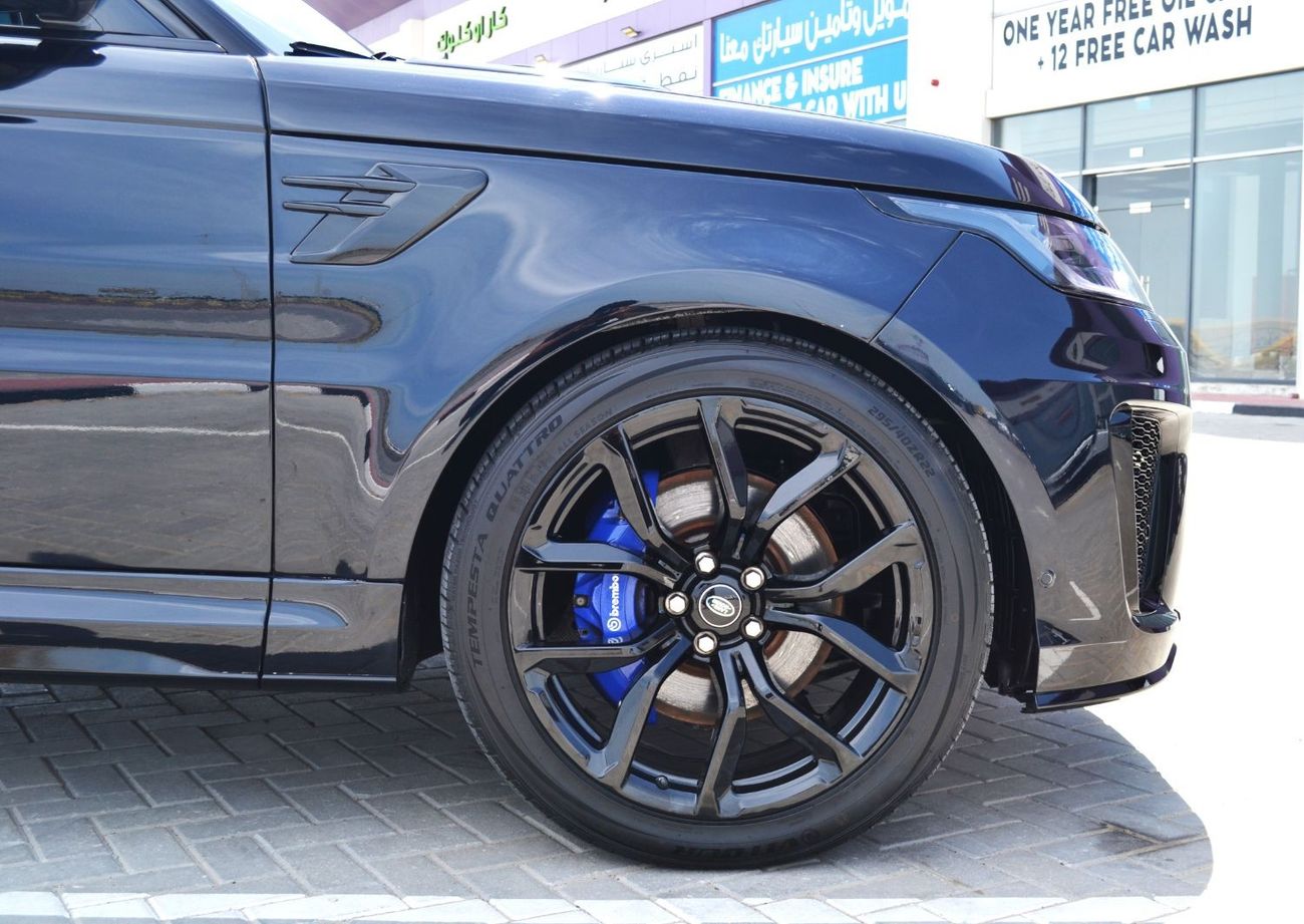 لاند روفر رينج روفر سبورت Range Rover Sport SVR V8 2016 Body kit 2020 Super clean car