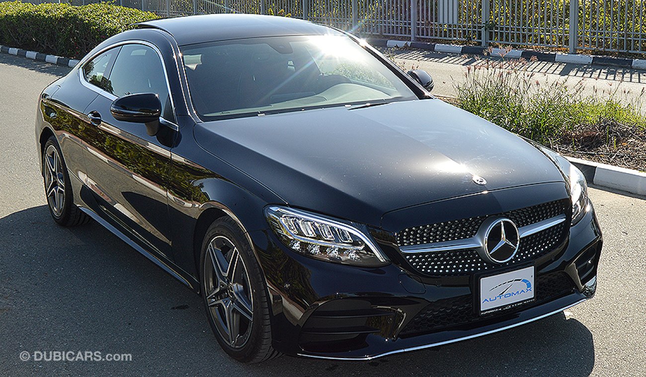 Mercedes-Benz C 300 Coupe AMG 2019, 2.0L Inline-4 Engine, GCC, 0km with 3 Years or 100,000km Warranty