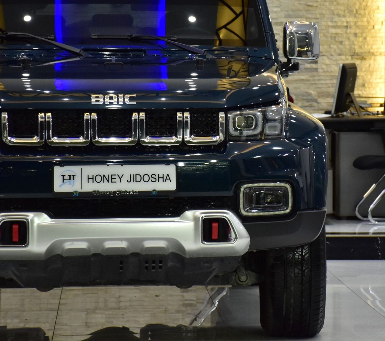 BAIC BJ40 HONOR EXCELLENT DEAL for our BAIC BJ40L ( 2023 Model ) in Blue - Green Color GCC Specs