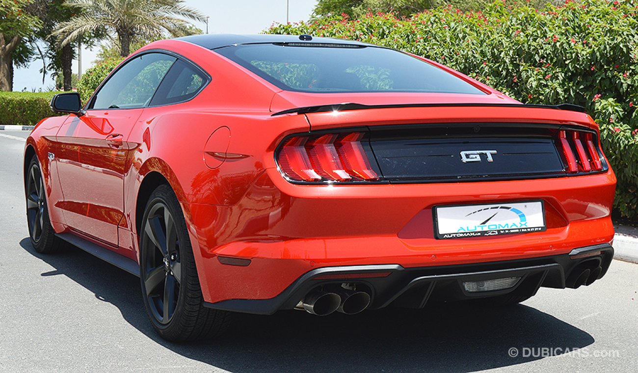 Ford Mustang 2019 GT Premium, 5.0 V8 GCC, 0km w/ 3Yrs or 100K km WTY + 60K km SERV at Al Tayer