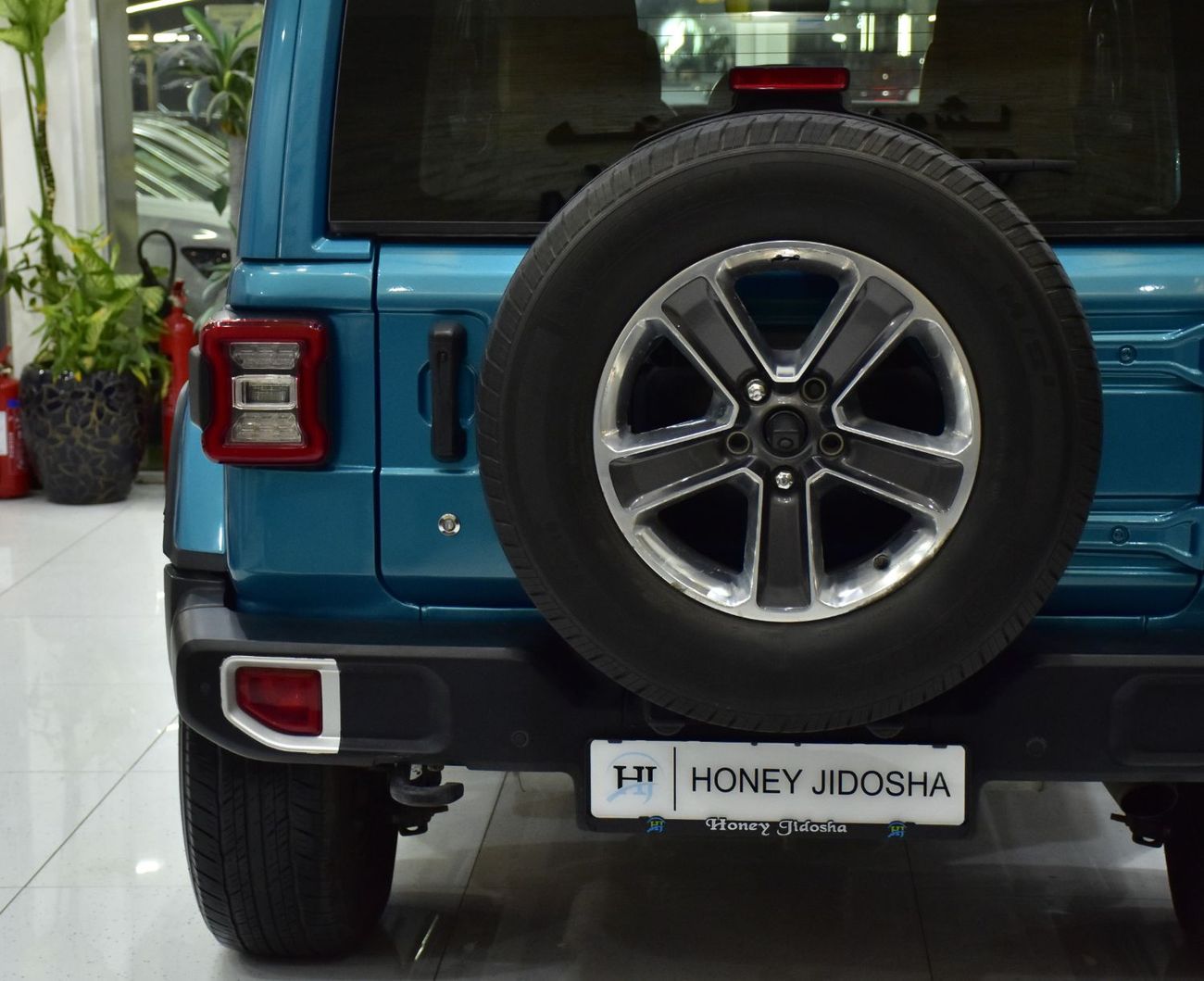 Jeep Wrangler EXCELLENT DEAL for our Jeep Wrangler Unlimited Sahara ( 2020 Model ) in Blue Color GCC Specs