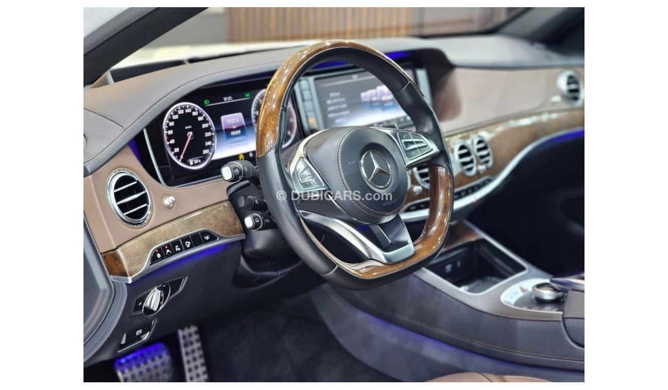 مرسيدس بنز S 400 MERCEDES S400 AMG GCC 2016 FULLY LOADED SINGLE OWNER WITH FULL AGENCY SERVICE IN VERY MINT CONDITION