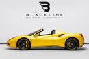 Ferrari 488 Spider STD BUY NOW, PAY 2027 | THE BLACKLINE STANDARD | Giallo Modena, Full Carbon, GCC