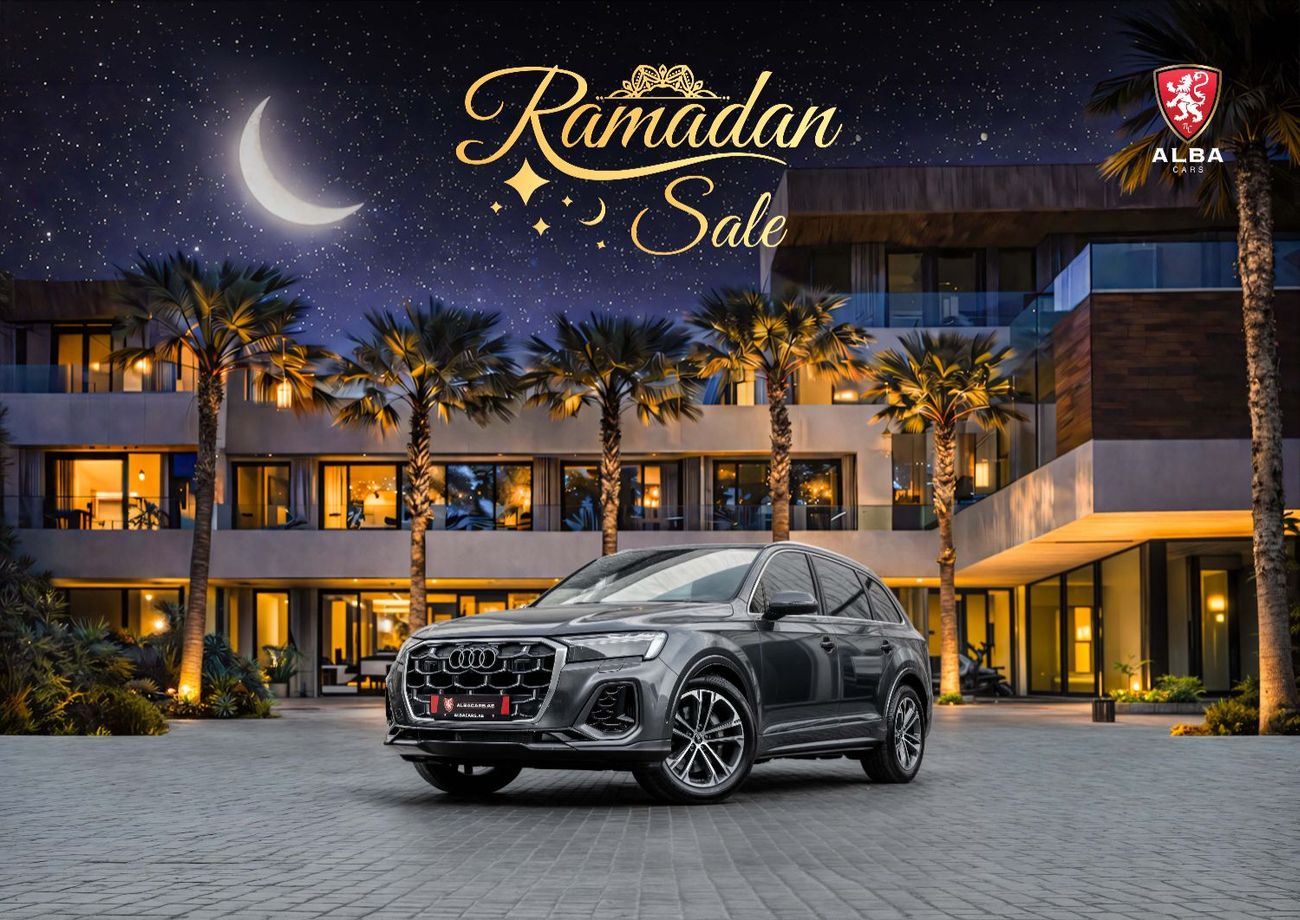 أودي Q7 Q7 S-Line | 5,680 P.M | 0% Downpayment | Q7 3.0L S-Line | Audi Warranty! | Ramadan Offer!