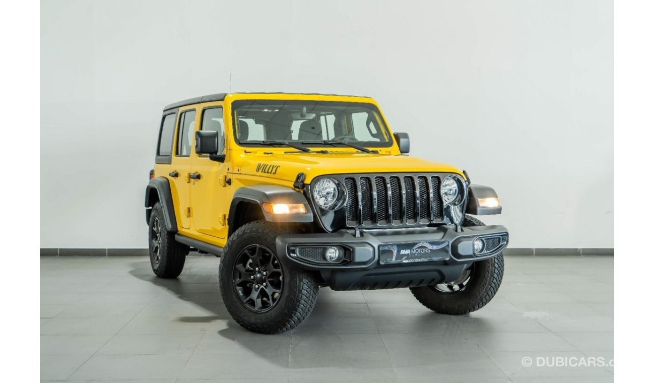 جيب رانجلر 2020 Jeep Wrangler Willys Edition / New Shape / Jeep Warranty & Jeep Service Pack