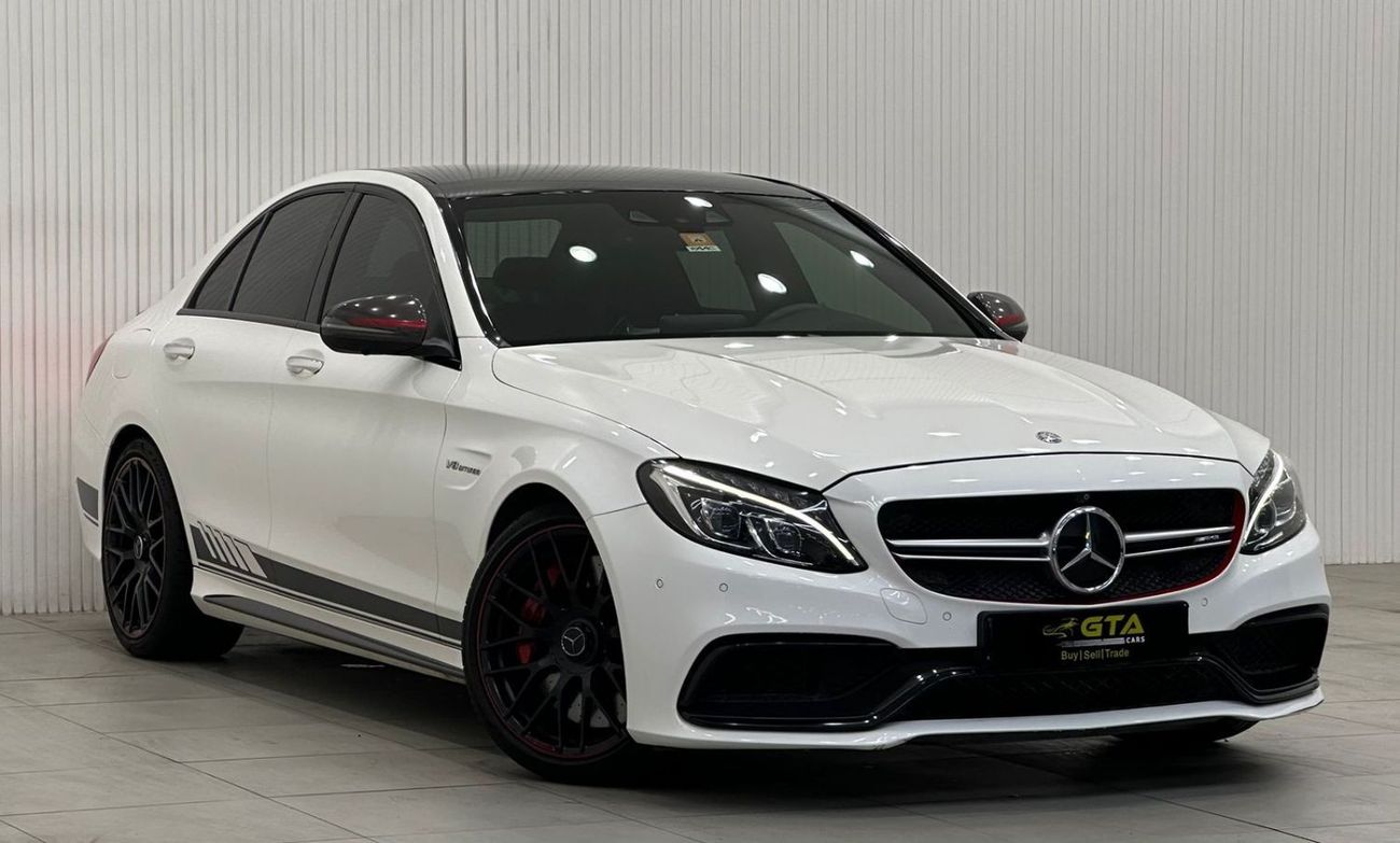 مرسيدس بنز C 63 AMG Std 2016 Mercedes Benz C63s AMG 1st Edition, Full Mercedes Service History, Full Options, GCC