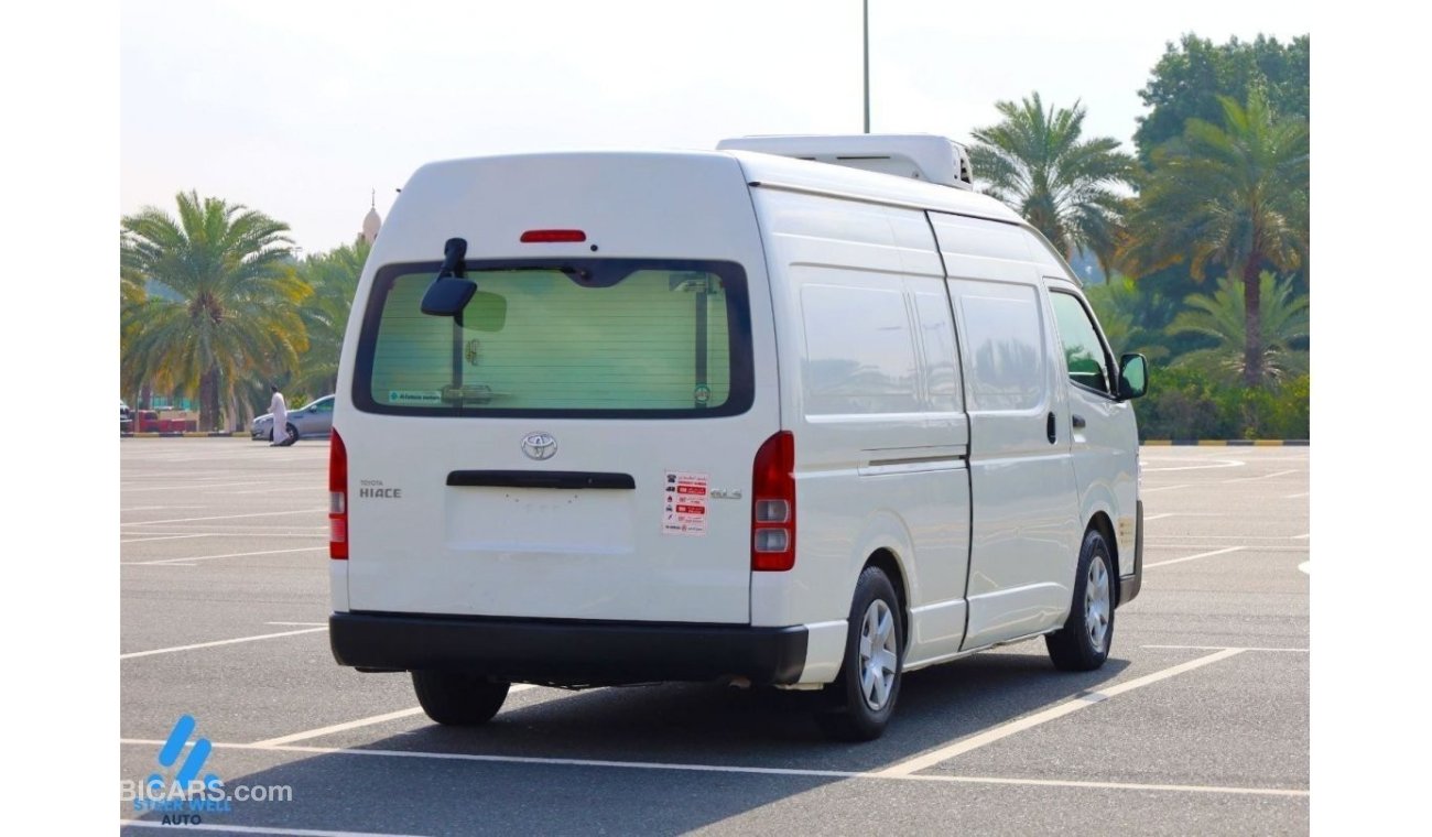 تويوتا هاياس GL - High Roof LWB 2018 Carrier Freezer Van 2.7L RWD Petrol M/T - GCC - Low Mileage - Book Now