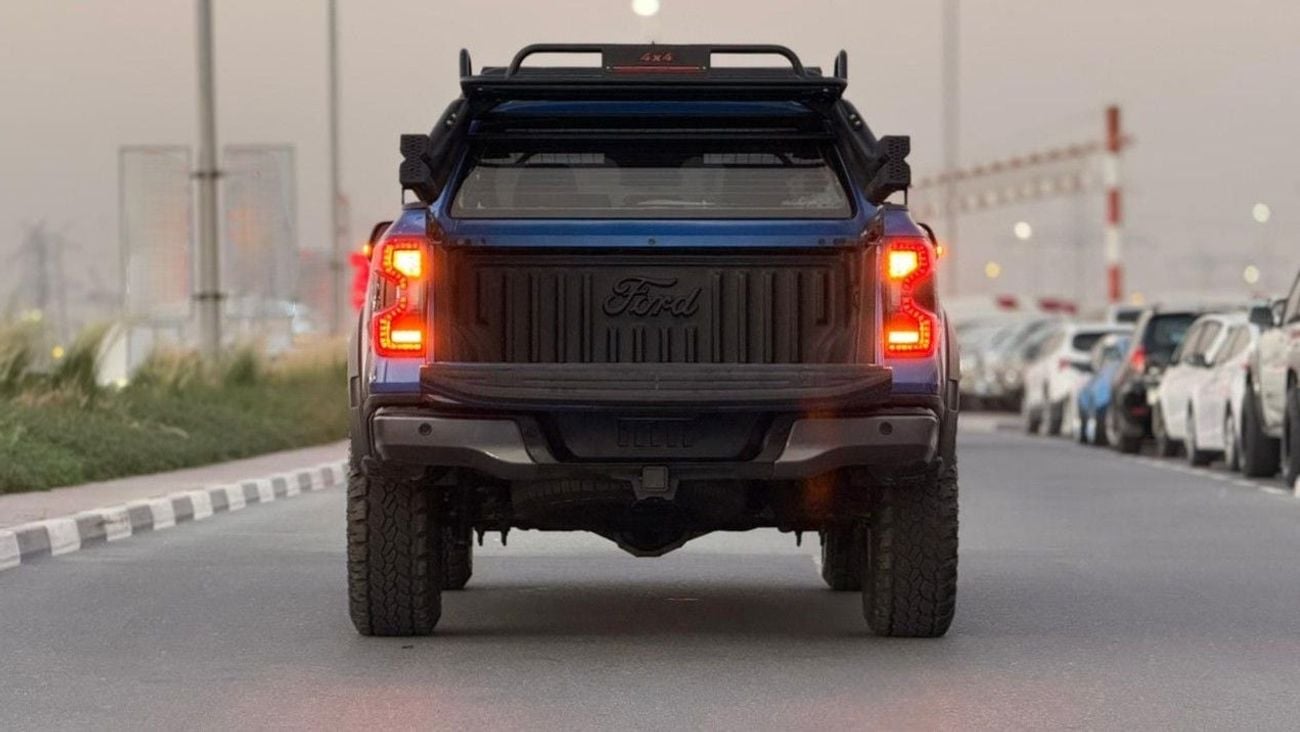 Ford Ranger 2023 | 2.0L DIESEL | AT | RHD | FACELIFTED TO RAPTOR 2025 MODEL | HEAVY 4X4 SPORTS BAR WITH BASKET |