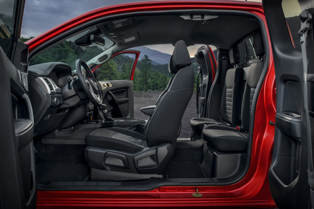 Ford Ranger interior - Seats