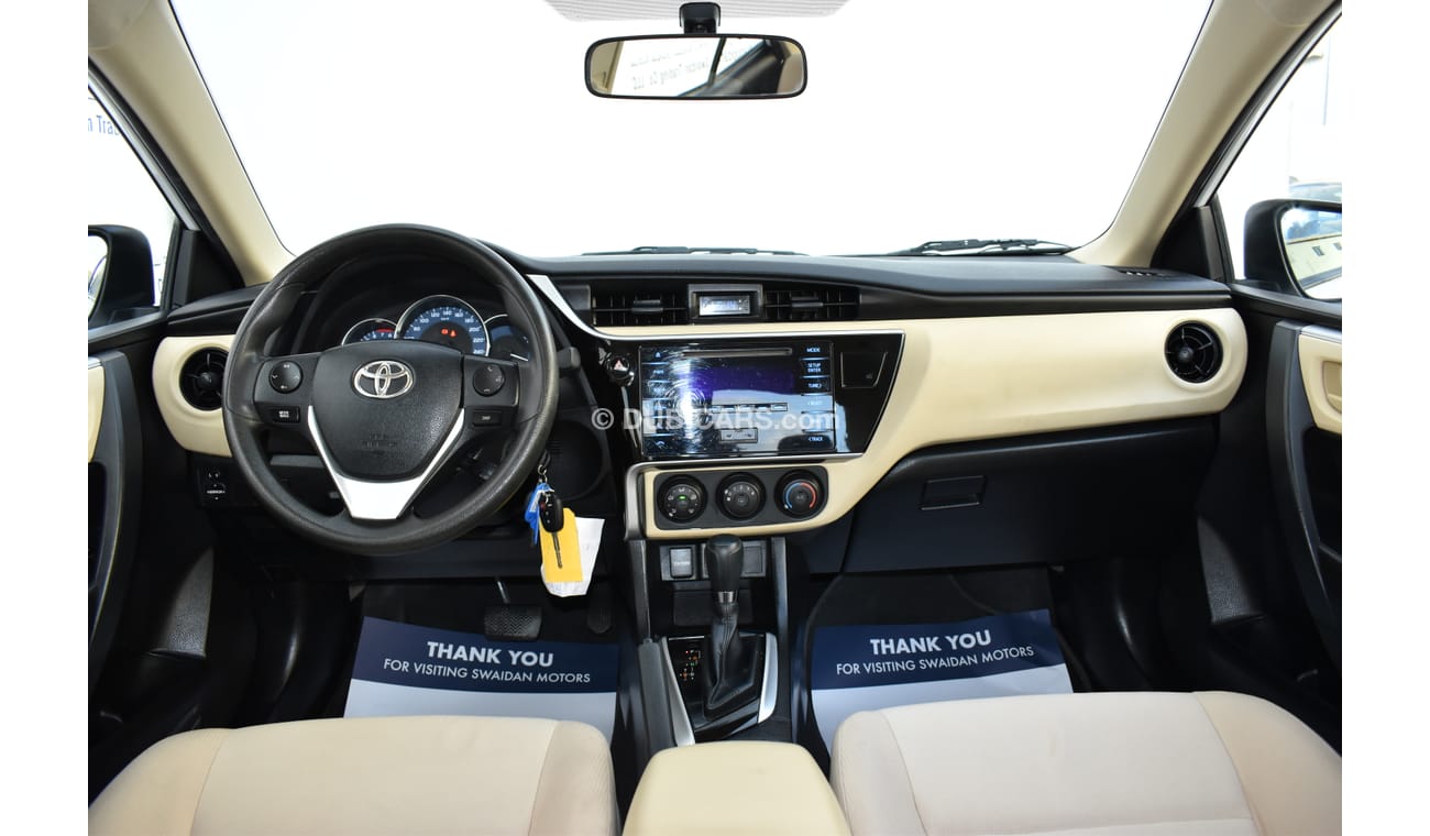 Toyota Corolla 1.6L SE 2017 GCC SPECS WITH DEALER WARRANTY