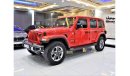 جيب رانجلر EXCELLENT DEAL for our Jeep Wrangler Unlimited SAHARA ( TRAIL RATED 4x4 ) / 2018 Model / Red Color G