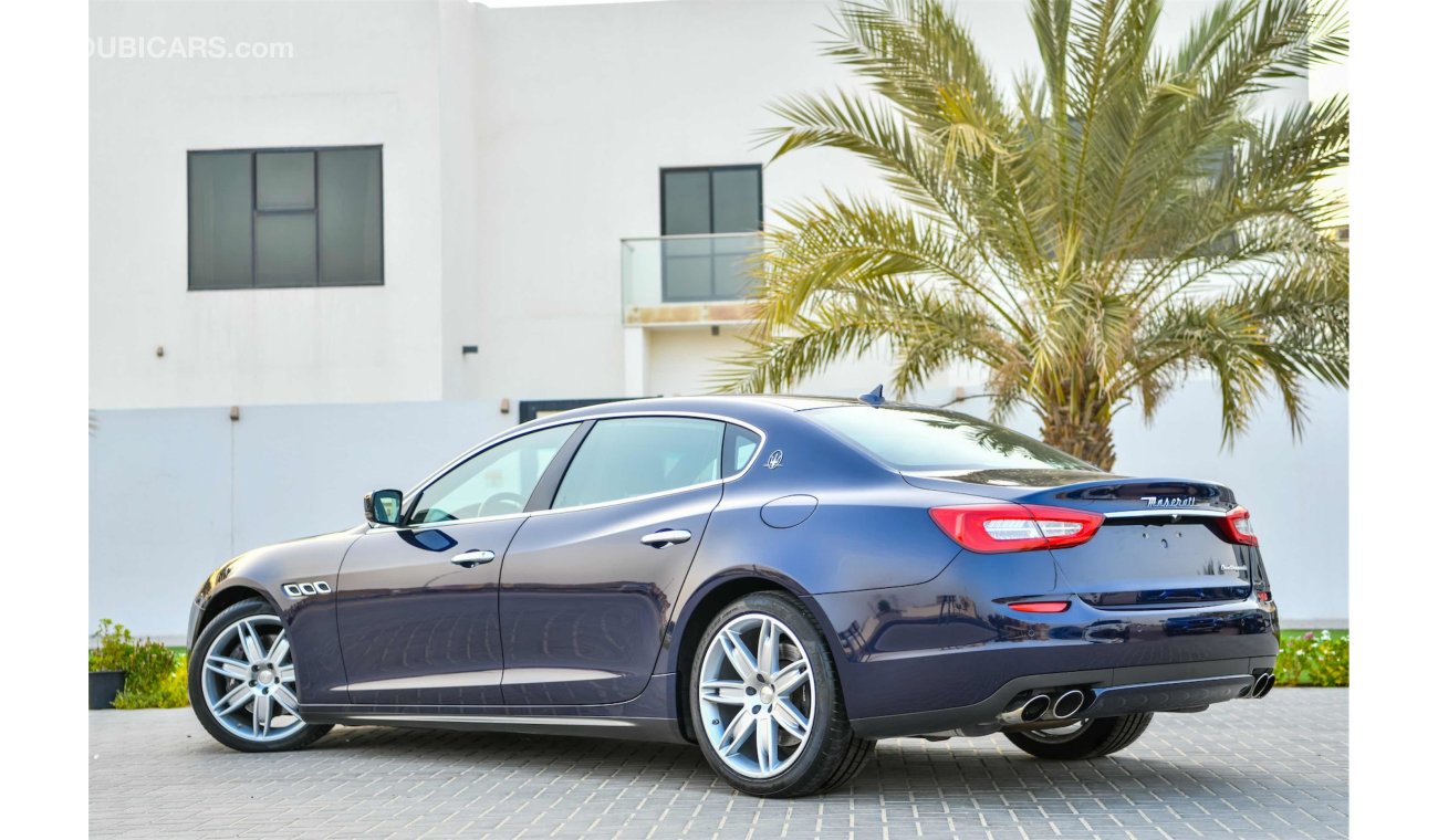 Maserati Quattroporte S - Full Agency Service History - AED 2,722 Per Month - 0% DP