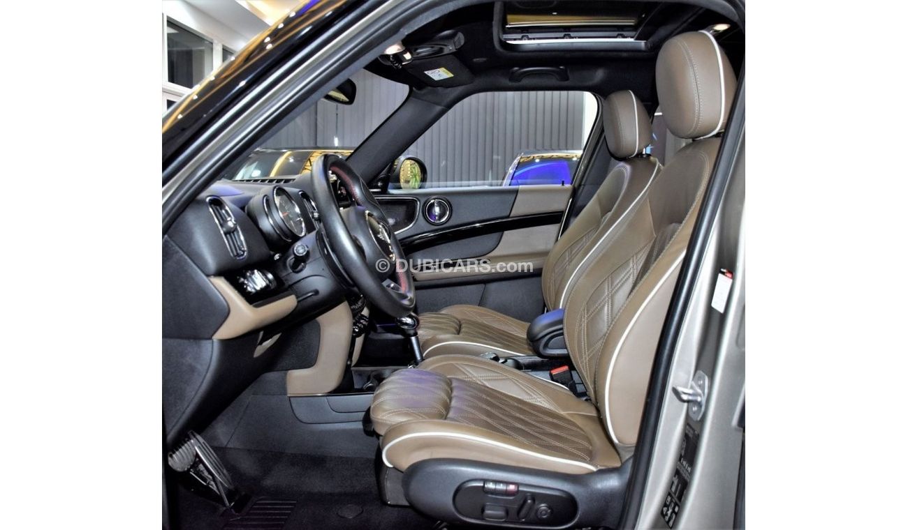 Mini Cooper S Countryman EXCELLENT DEAL for our Mini Countryman All4 Cooper S ( 2017 Model ) in Brown / Beige Color GCC Specs