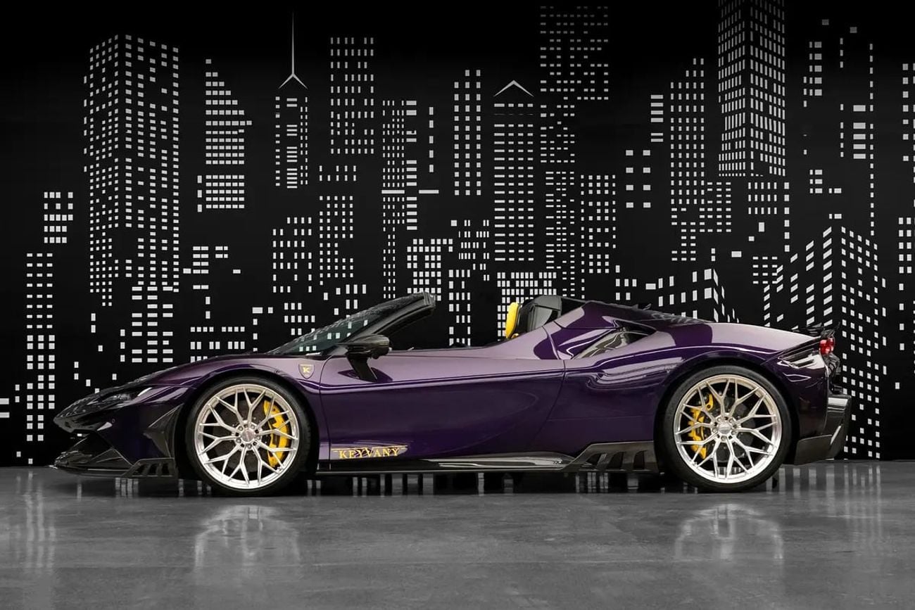 فيراري SF90 ستراديل Ferrari | SF90 SPIDER KEYVANY 1 OF 10 | VIOLA HONG KONG COLOUR