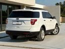 Ford Explorer FWD 3.5L V6 A/T | 2016 | GCC SPECS | WHITE EXTERIOR | AED 740 per month