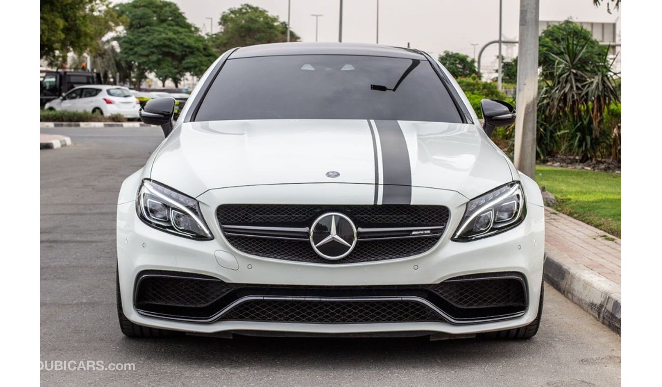 Mercedes-Benz C 63 Coupe MERCEDES C63s CLEAN TITLE - 2017 - 4595 AED/MONTHLY - SERVICE CONTRACT / 105000KM