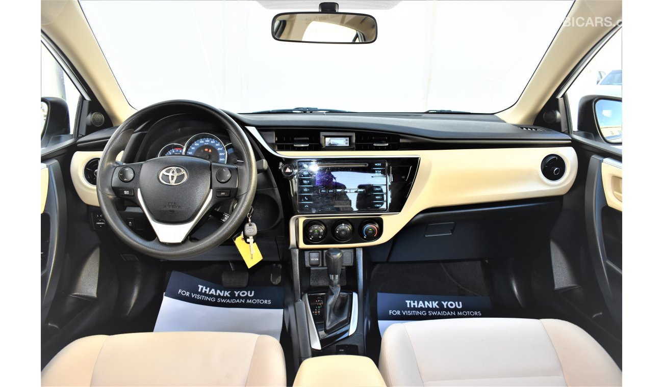 Toyota Corolla 2.0L SE 2017 GCC