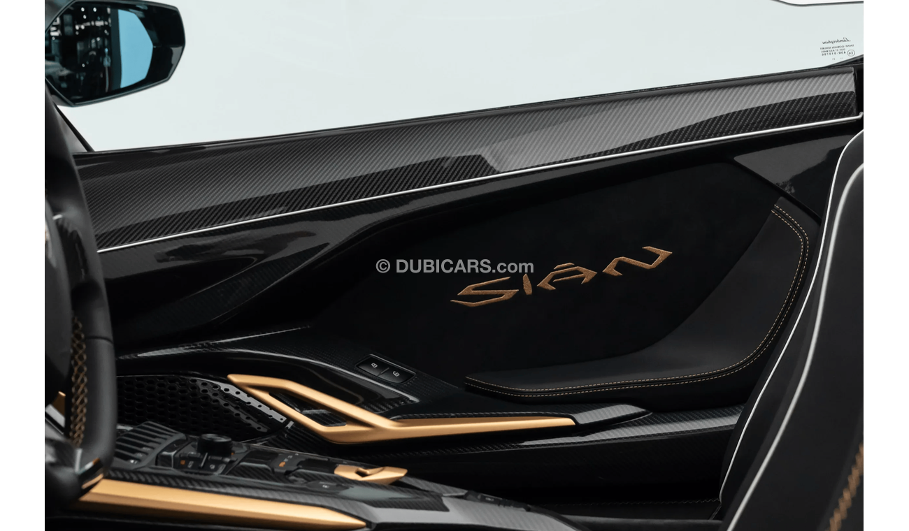 Lamborghini Sian Roadster 6.5L V-12 Naturally Aspirated Engine + eMotor