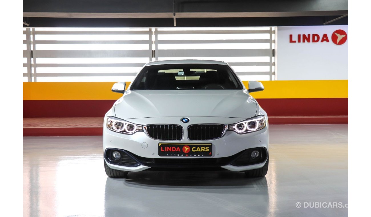 بي أم دبليو 420 BMW 420i Sport Line Convertible 2017 GCC Lowest Mileage under Warranty with Flexible Down-Payment