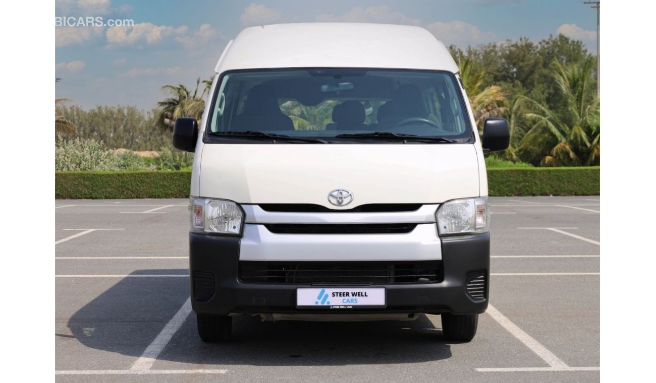 Toyota Hiace GL - High Roof LWB 2018 | HIACE Hi-Roof | 13 Seater - High Back | Manual/T | Passenger Van | GCC | V