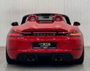 Porsche 718 Spyder 2020 Porsche 718 Spyder, Jan 2026 Porsche Warranty, Full Porsche Service History, GCC
