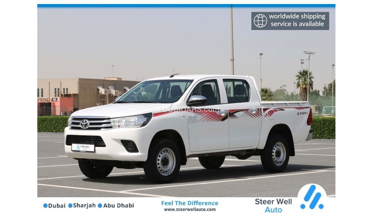تويوتا هيلوكس GL GL 2016 | TOYOTA HILUX GL - 4X4 - D/C - A/T 2.7L  - PETROL - WITH GCC SPECS AND EXCELLENT CONDITI