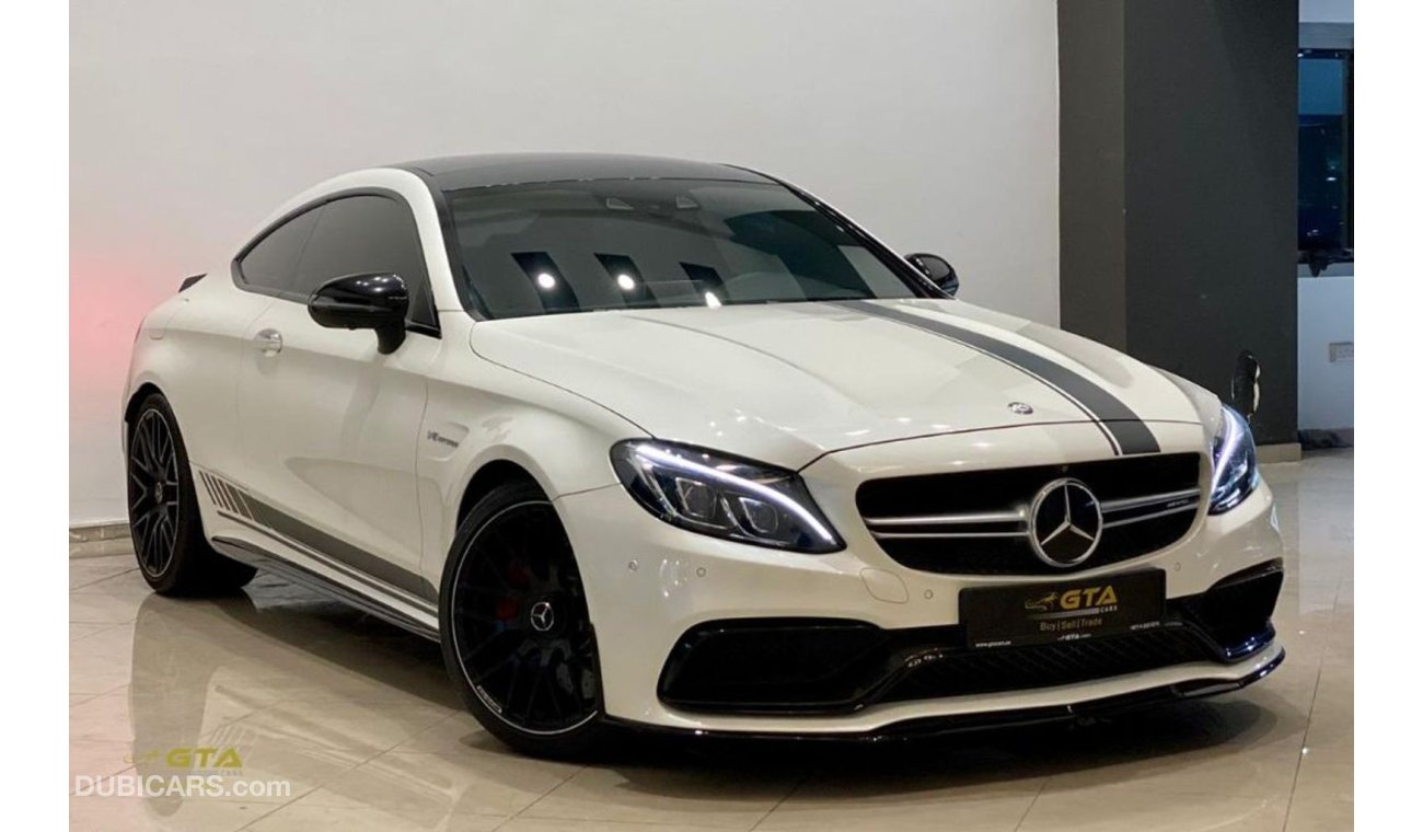 Mercedes-Benz C 63 Coupe 2017 Mercedes C63s AMG Coupe, Warranty, Full Mercedes History, GCC