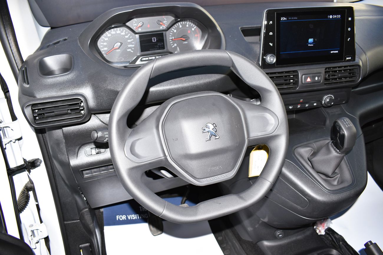 بيجو بارتنر AED 879 PM | K9 VAN 1.6L MT DIESEL 2023 GCC AGENCY WARRANTY UP TO 2028 OR 100K KM