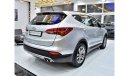 Hyundai Santa Fe EXCELLENT DEAL for our Hyundai SantaFe ( 2015 Model ) in Silver Color GCC Specs