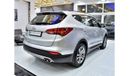 Hyundai Santa Fe EXCELLENT DEAL for our Hyundai SantaFe ( 2015 Model ) in Silver Color GCC Specs